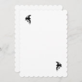 Gotische Vampiervleermuizen Kaart (Voorkant / Achterkant)