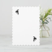 Gotische Vampiervleermuizen Kaart (Staand voorkant)