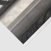 Gotische Venster Witte Tijger Decoupage Tissuepapier (Detail)