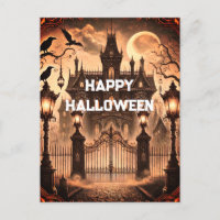 Gotische Victoriaans spookhuis Halloween