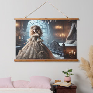 Gotische Victoriaanse Pop - Donkere Elegantie Hangend Wandkleed