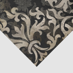 Gotische Vintage Filigree Patroon Tissuepapier