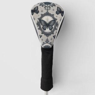 Gotische Vlinder Bloemmotief (2) Golfheadcover
