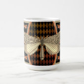 Gotische Vlinder Diamant Halloween Koffiemok (Center)
