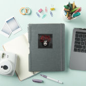 Gotische vrouw sticker (iPad Cover)