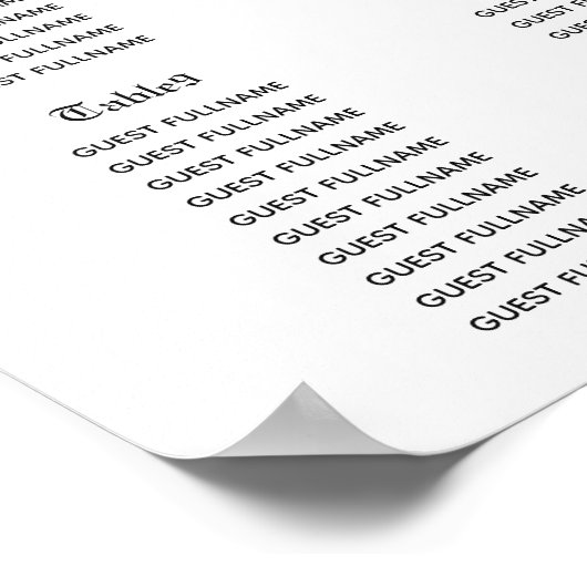 Gotische Waterverf Raven Wedding Zitting Grafiek Poster (Hoek)