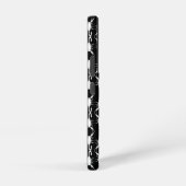 Gotische Witte Trouwschorpioenen Custom Patterned Samsung Galaxy Hoesje (Rechterkant)