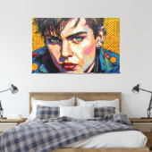 GOTISCHE WOESTIJN 4 CANVAS AFDRUK (Insitu (Slaapkamer))