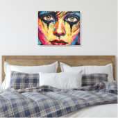 GOTISCHE WOESTIJN 6 CANVAS AFDRUK (Insitu (Slaapkamer))