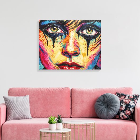GOTISCHE WOESTIJN 6 CANVAS AFDRUK (Insitu (Woonkamer))