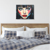 GOTISCHE WOESTIJN 7 CANVAS AFDRUK (Insitu (Slaapkamer))