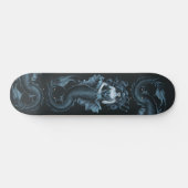 Gotische zeemeermin beklijvend gevaar skateboard (Horizontaal)