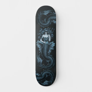 Gotische zeemeermin beklijvend gevaar skateboard