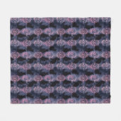 Gotische zwarte katten patten fleece deken (Voorkant (Horizontaal))