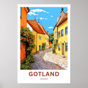 Gotland Zweden Reisprint Poster