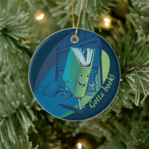 Gotta Book Keramisch Ornament