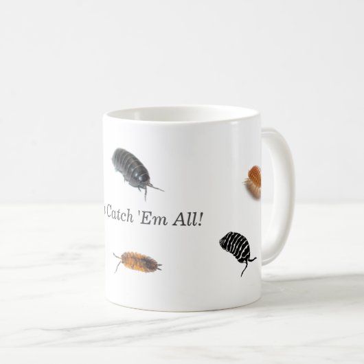 Gotta Catch Em All Isopod Mok (Voorkant rechts)