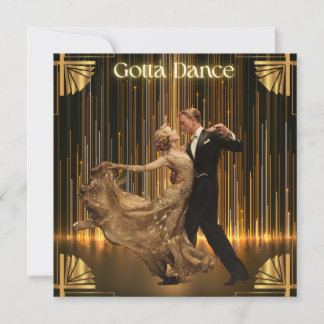 Gotta Dance -  Ballroom Art Deco Feestdagenkaart