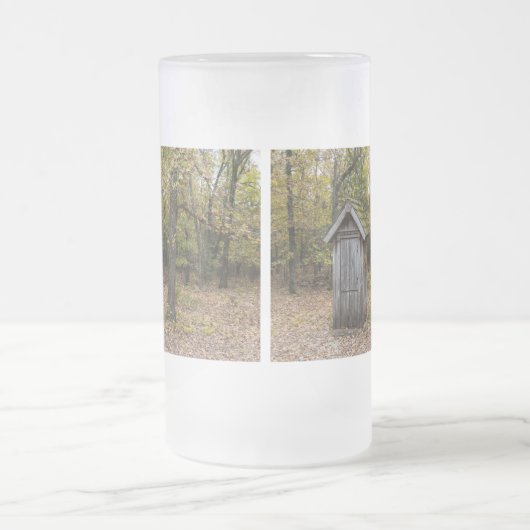 Gotta Go Frosted Glass Beer Mok (Center)