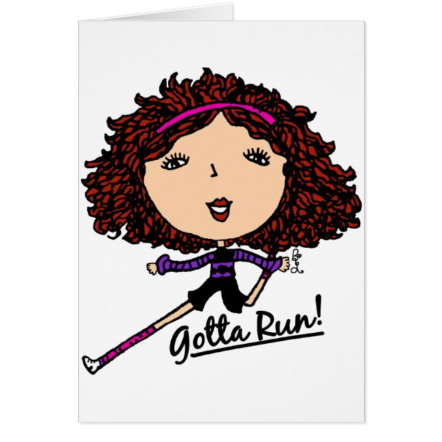 Gotta Run Go Girl Original (Devant)