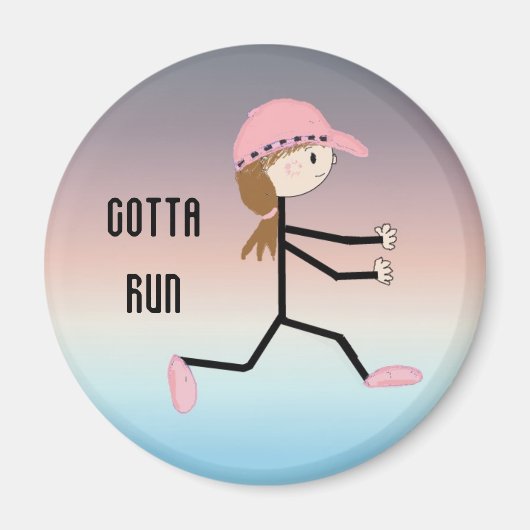 Gotta Run Magneet (Voorkant)