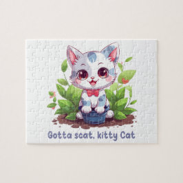 Gotta scat, kitty Cat Legpuzzel
