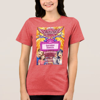 GottaGuy Services Anime Klusjesman Home Oplossing Tri-Blend Shirt