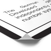 Gottfried Leibniz Poster (Hoek)