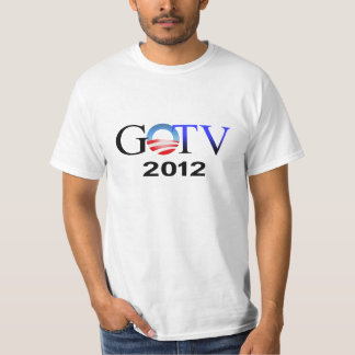 GOTV Laat de stemming over Obama 2012 achter T-shirt