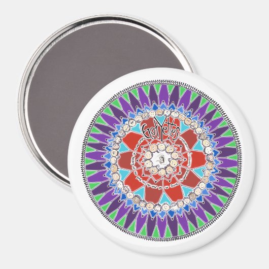 Gotyettes Magneet (Voorkant / Achterkant)