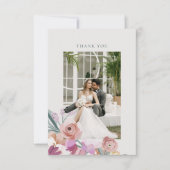 Gouache Bloesems Bedankt Card (Voorkant)