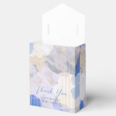 Gouache verfborstel lijn Baby shower Bedankdoosjes (Geopend)