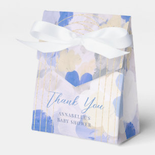 Gouache verfborstel lijn Baby shower Bedankdoosjes