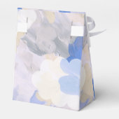 Gouache verfborstel lijn Baby shower Bedankdoosjes (Achterkant)