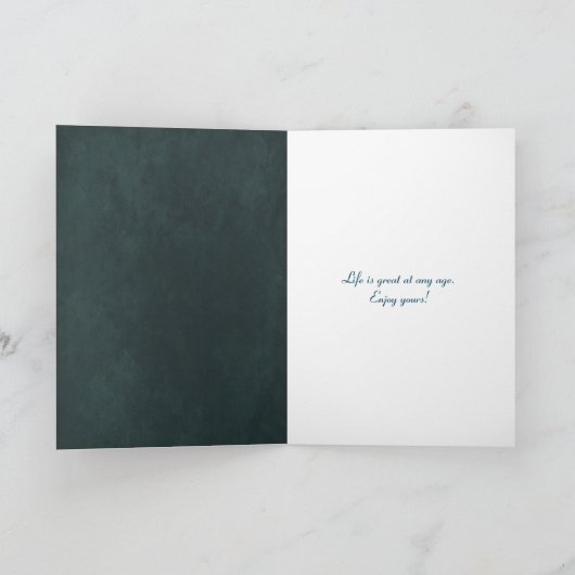  Goud 101e Verjaardag Kaart (Binnen)