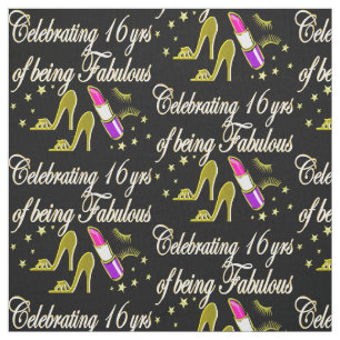 GOUD 16 & FABULOUS DIVA DESIGN STOF