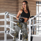 Goud Abstract gepatterd | LEGGINGS