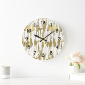 Goud Abstract Grote Klok (Huis)