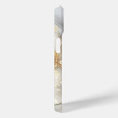 Goud Abstract Liefde Script Telefoon Case (Achterkant / Rechts)