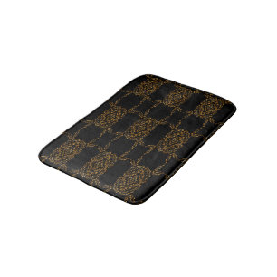Goud, abstract ontwerp badmat