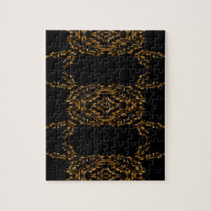 Goud, abstract ontwerp legpuzzel