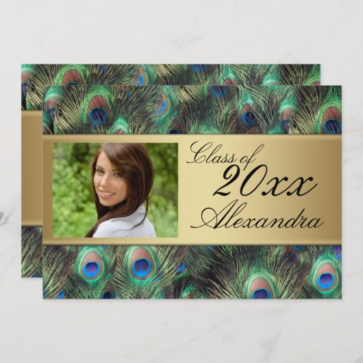 Goud-Afstuderen Kaart (Voorkant / Achterkant)