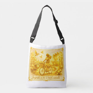 Goud Amsterdam Gebogen Bruggen Charme Crossbody Tas