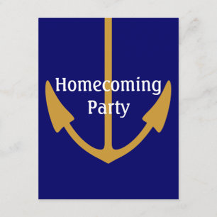 Goud anker op uitnodiging van de Navy Blue Naval P