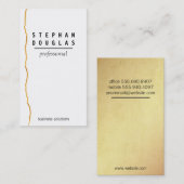 Goud | Artistiek Visitekaartje (Voorkant / Achterkant)