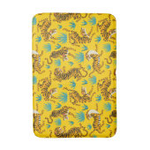 Goud Aziatisch Tijger Patroon Badmat (Voorkant Verticaal)