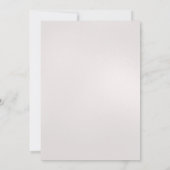 Goud Baby shower Kaart (Achterkant)