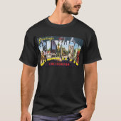 Goud bagageetiket HOLLYWOOD T-shirt (Voorkant)