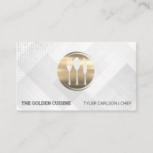 Goud Bestek Restaurant Culinair Catering Visitekaartje