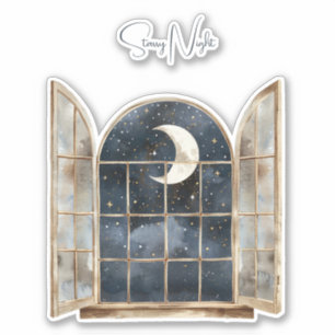 Goud Blauw Zilveren Sterren Sticker